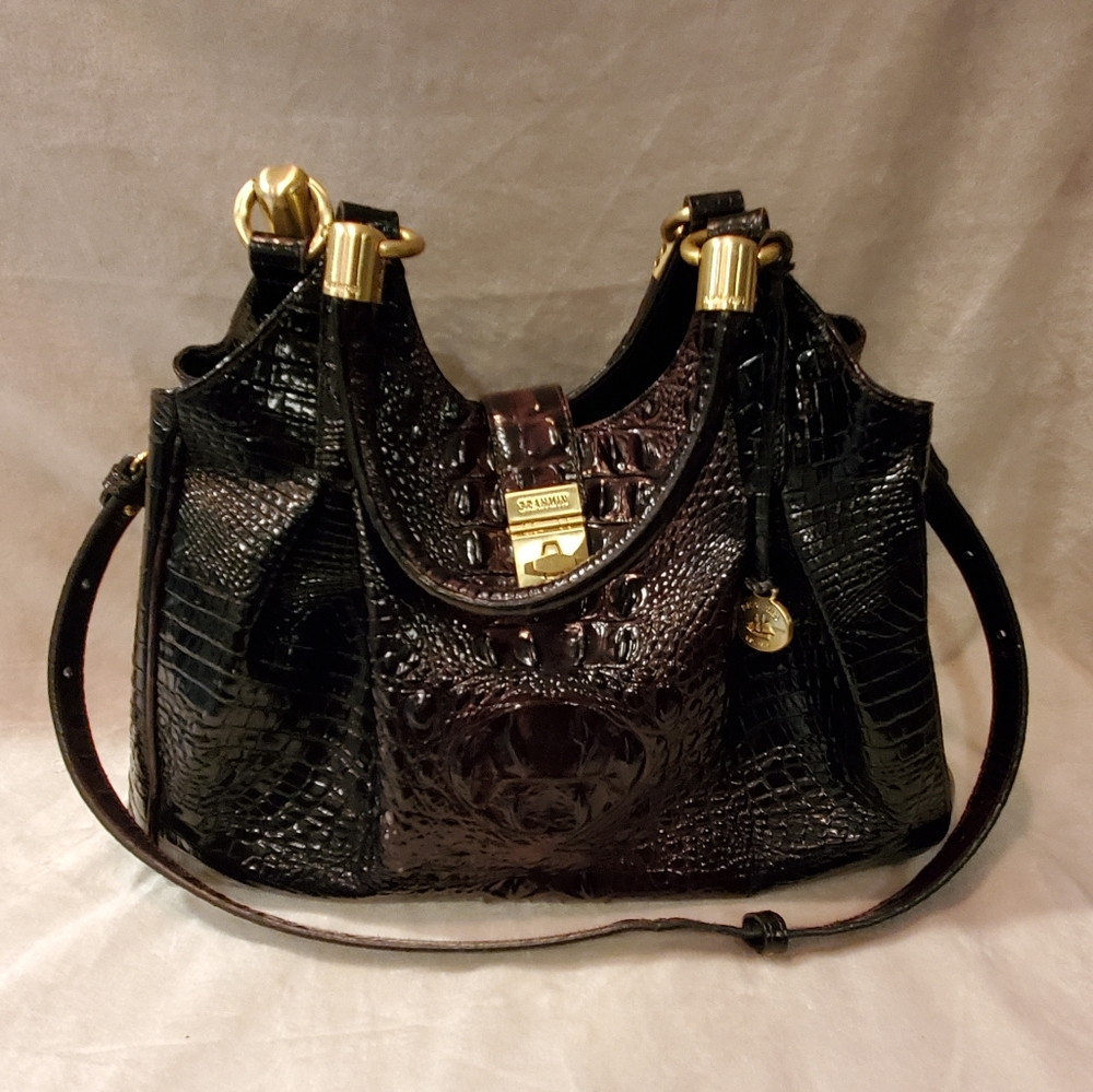 Brahmin Elisa Cocoa Satch